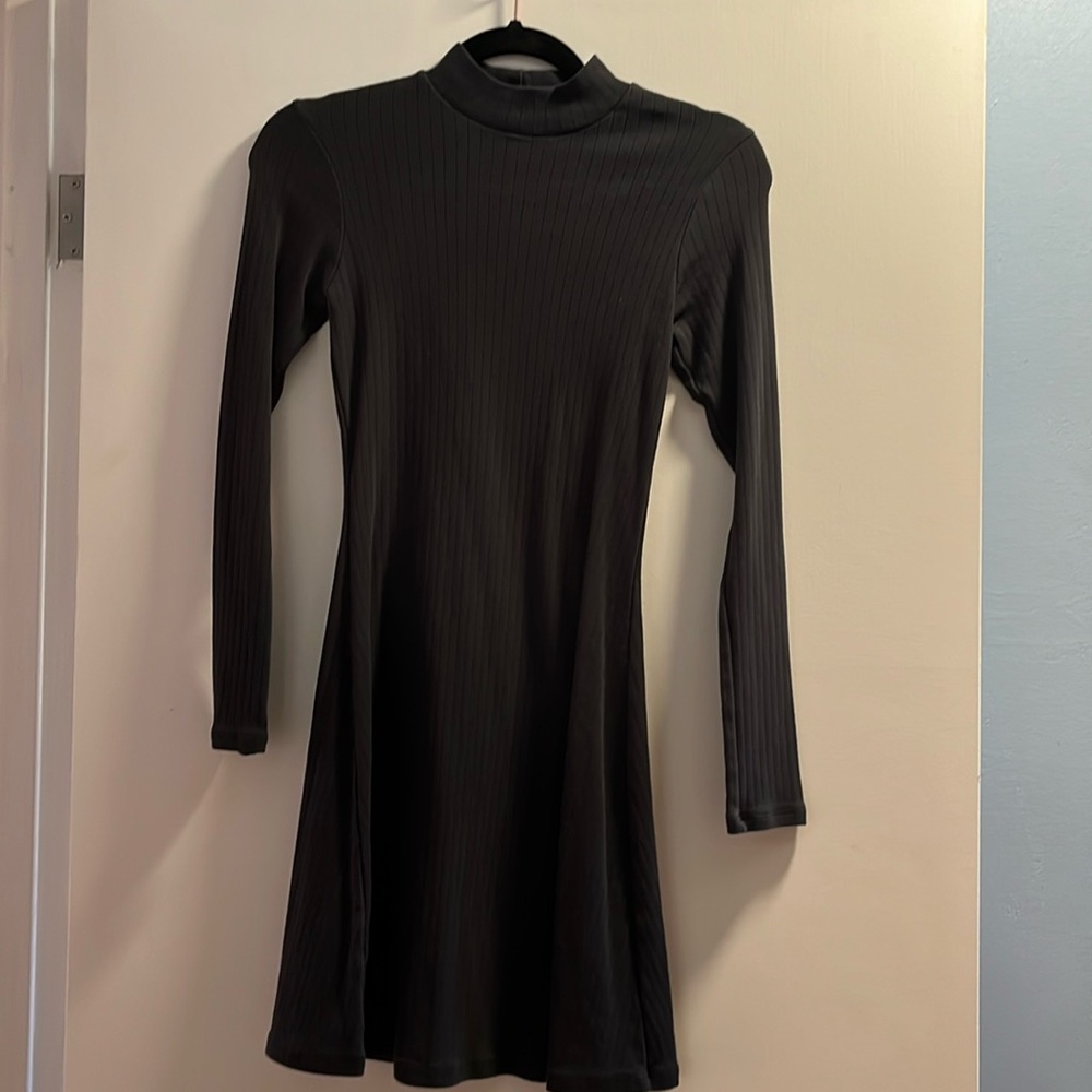 Small Black Knit American Apparel Black Dress